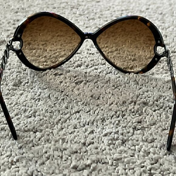 Moschino Womens Sunglasses Brown Leopard Frame Cat Eye Anti UV M 3708-S - Picture 5 of 12